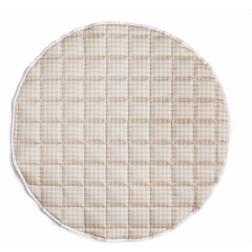 Picnic Gingham Play Mat - Beige | Gooselings