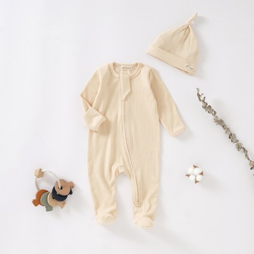 Tiny Alpaca | Organic Cotton Newborn Sleepsuit and Hat set | 0-2 Years | Gender Neutral | Baby Clothes | Baby Shower Gift | Matching set