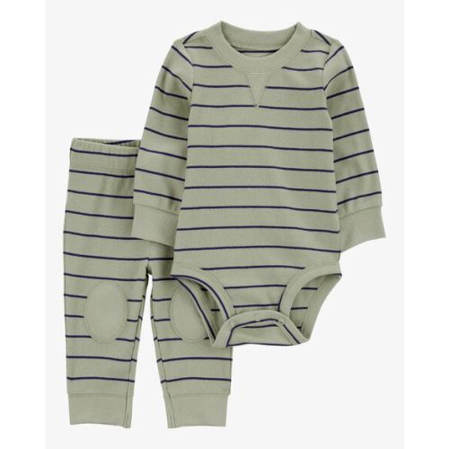 Baby 2-Piece Striped Bodysuit Pant Set - Carter's | Carter's