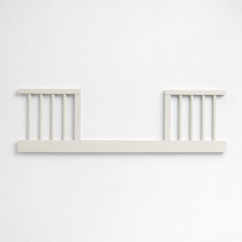 Canyon Warm-White Wood Toddler Bed Rail by Leanne Ford