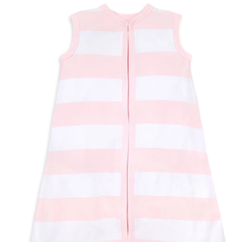 Rugby Stripe Organic Beekeeper™ Wearable Baby Blanket - Blossom