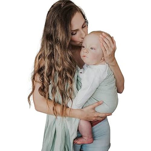 Ring Sling Baby Carrier - 100% Organic Linen Ring Sling Baby Carrier Newborn - Baby Wraps Carrier - Linen Ring Sling