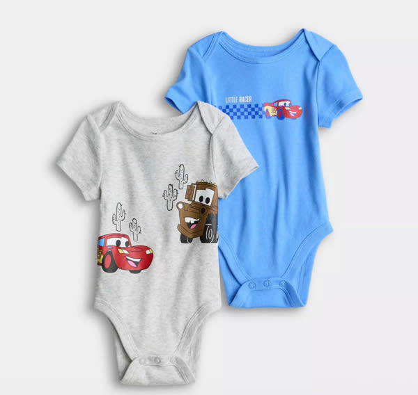 Baby Jumping Beans® Disney / Pixar's Cars 2-Pack Bodysuit Set