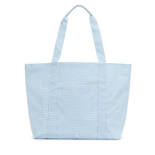TRVL Jumbo Tote - X-Large Tote - Gingham Mist