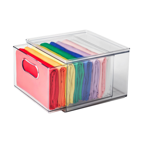The Home Edit Clear Plastic Large Drawer, Set of 2
