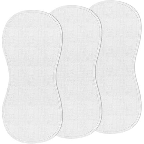 3 Pcs Changing Pad Liners Fits in Peanut Shape Changing Pad Waterproof Diaper Mats Organic Cotton Peanut Mats are Warm on a Baby's Back, Washable Reusable (Simple Style)