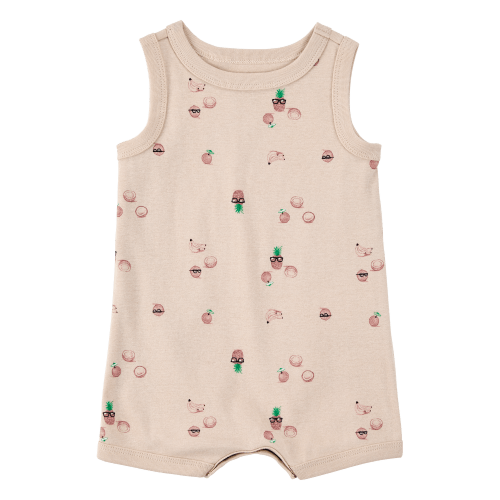 Baby Coconut Print Cotton Romper - Carter's | Carter's