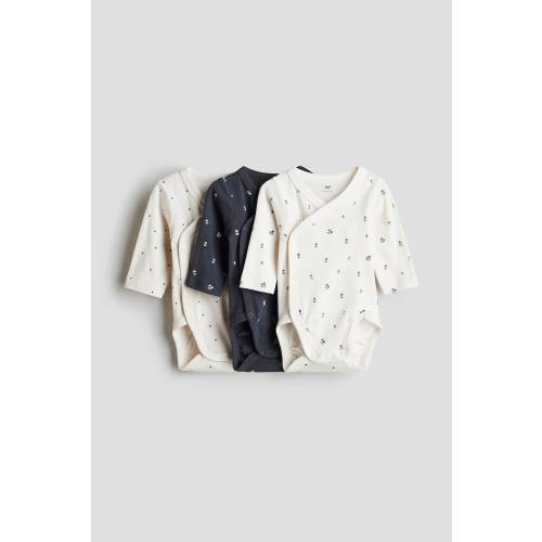 3-pack Wrapover Bodysuits