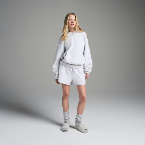 COTTON FLEECE CLASSIC HOODIE | MEDIUM | LIGHT HEATHER GREY