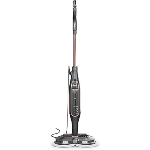 Shark S7201 Steam & Scrub with Steam Blaster Technology All-in-One Hard Floor Steam Mop with 3 Steam Modes & LED Headlights, Black