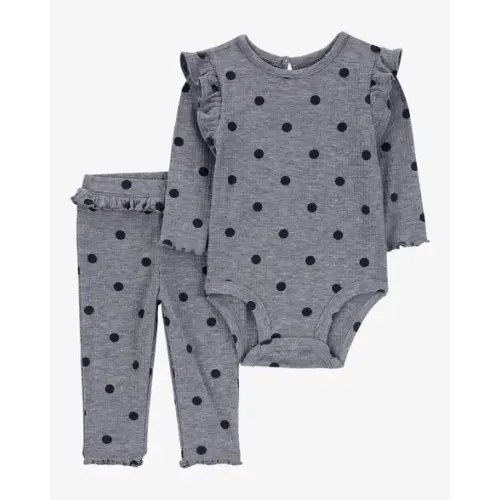 Baby 2-Piece Polka Dot Bodysuit Pant Set - Carter's | Carter's
