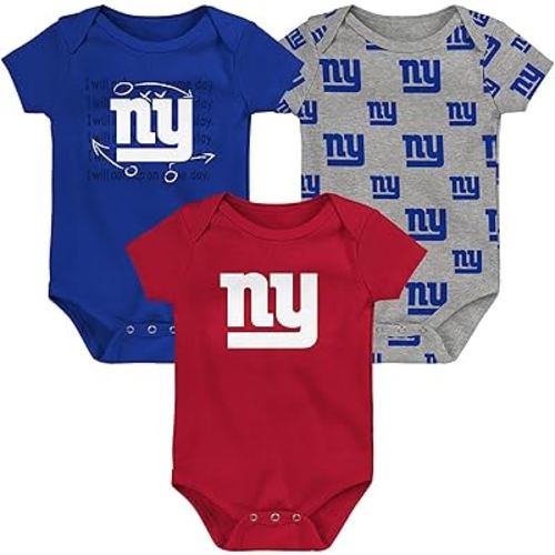 Outerstuff Newborn & Infant NFL Team Starter 3-Pack Bodysuit Set