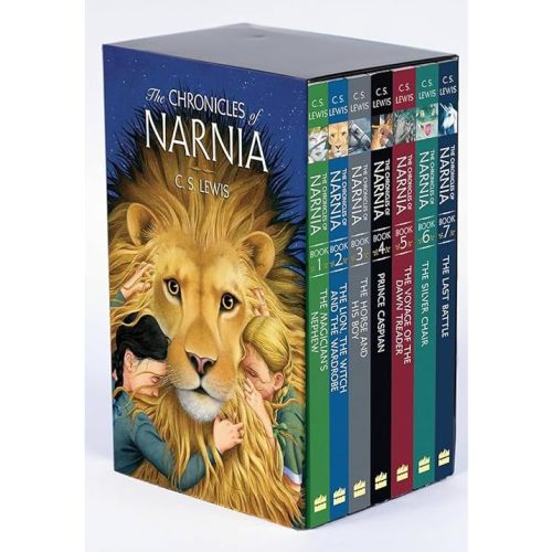 The Chronicles of Narnia 8-Book Box Set + Trivia Book Includes The Magician's Nephew,The Lion the Witch and the Wardrobe, The Horse and His Boy,Prince Caspian, The Voyage of the Dawn Treader ,The Silver Chair, The Last Battle, +Trivia Book +Bookmark Paper