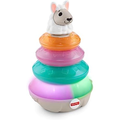 Fisher-Price Linkimals Lights & Colors Llama, Multi Color