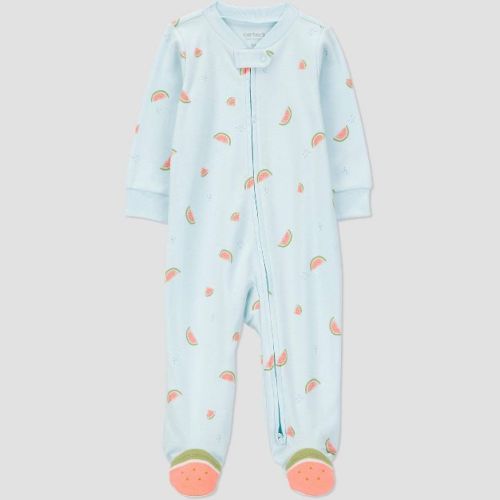 Carter's Just One You®️ Baby Girls' Sleep N' Play - Purple/yellow 9m