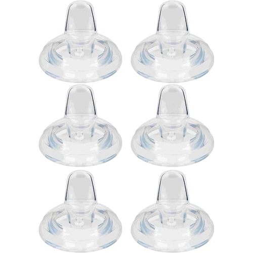 Philips Avent Natural Silicone Sippy Spouts, Grippy and Trainer Cups, 6m+ - 6 Pack