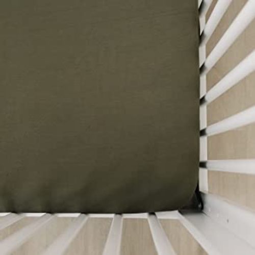 Mebie Baby Stretch Sheet (Olive)