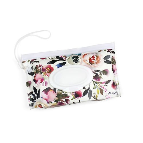 Itzy Ritzy® Take & Travel Pouch Reusable Wipes Case in Blush Floral Itzy Ritzy® Take & Travel Pouch Reusable Wipes Case in Blush Floral