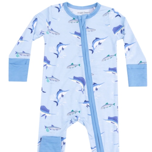 Deep Sea Fishing Blue 2 Way Romper