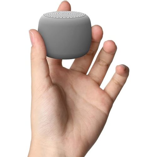 White Noise Machine Babelio Mini Sound Machine for Adults Kids Baby | 15 Non-looping Sounds | Timer | Easy to Pocket and Travel - Gray