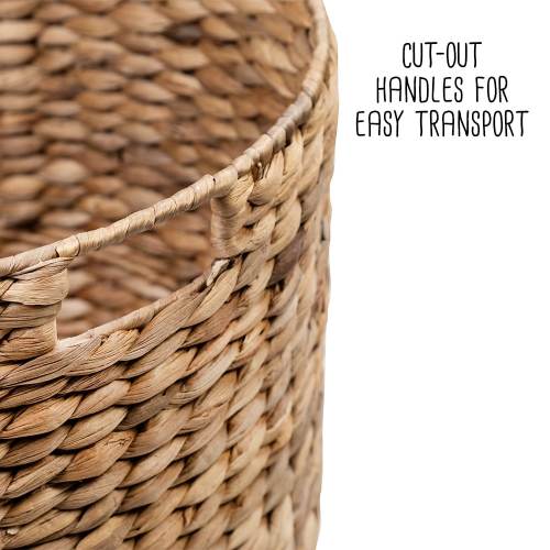Honey-Can-Do Set of 2 Natural Wicker Bear Shaped Storage Baskets