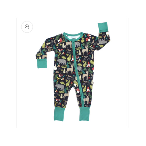 Night Forest Bamboo Baby Pajama - Convertible Zippy Pajamas – Emerson and Friends