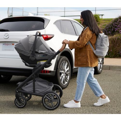 Nuna MIXX™ Next Stroller | Pottery Barn Kids Brushstroke Dot Granite