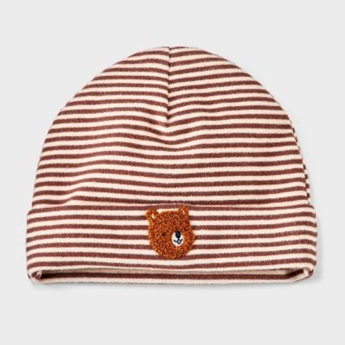Baby Beanie - Cat & Jack™ Brown/cream