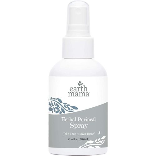 Herbal Perineal Spray by Earth Mama | Safe for Pregnancy and Postpartum, Natural Cooling Spray for After Birth, Benzocaine and Butane-Free 4-Fluid Ounce - 4 Fl Oz (Pack of 1)