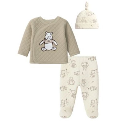 Baby Boys' or Baby Girls' Pooh Shirt, Hat and Pants, 3-Piece Set