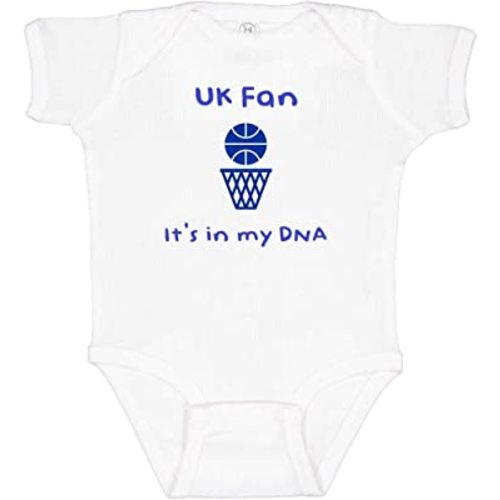 Campus Originals Kentucky UK Wildcats Baby Basketball Fan It's In My DNA Cute Bodysuit