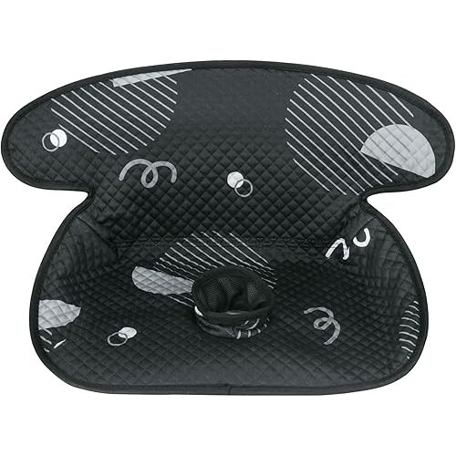 INFANZIA Dry Seat, Car Seat Protector Waterproof Carseat Liner Potty Training Toddlers, Baby and Infants, Piddle Pad for Carseats Strollers (Geometric Black, 1 Pack