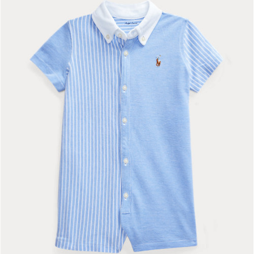 Knit Cotton Oxford Fun Shortall | Ralph Lauren