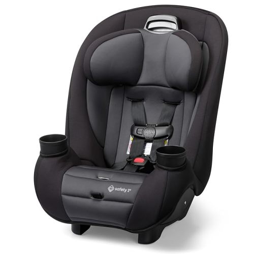 Safety 1st Ellaris 3-in-1 Convertible Car Seat, Slim Fit Design, Rear & Forward-Facing, 5-Position Headrest, Travel-Friendly with Machine-Washable Seat Pad, Smokey Haze
