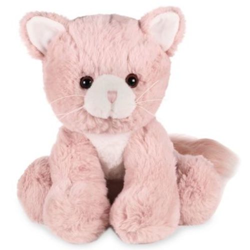 Bearington Mew Mew Pink Plush Kitty Cat 10.5 Inch Stuffed Animal