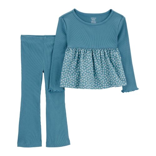 Baby 2-Piece Floral Top & Flare Legging Set - Carter's | Carter's