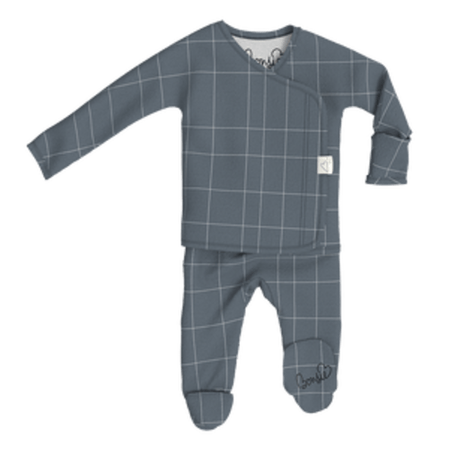Footie - Crisscross – Bonsie Skin to Skin Babywear