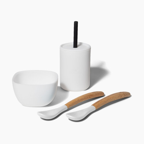 Avanchy La Petite Essentials Silicone Gift Set - White