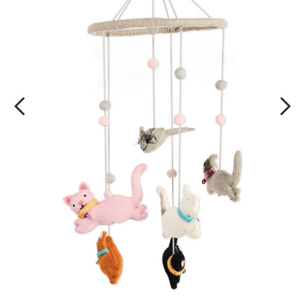 Meow Baby Felted Wool Mobile – Kip&Co
