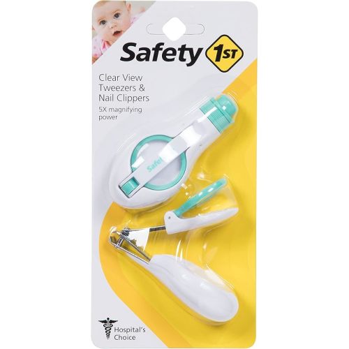 Safety 1st Clear View Tweezer and Nail Clipper Combo , 2 Piece Set