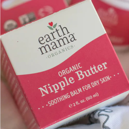 Organic Nipple Butter Breastfeeding Cream | Earth Mama