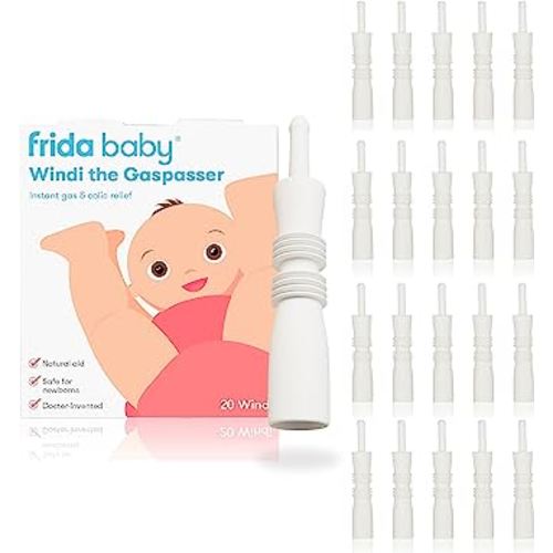 Frida Baby Windi Gas Passer | Baby Gas Relief and Colic Baby Relief, Baby Constipation Relief | 10 Count (Pack of 2)