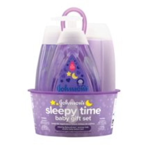 Johnson's Sleepy Time Relaxing Baby Bedtime Gift Set, 4 items