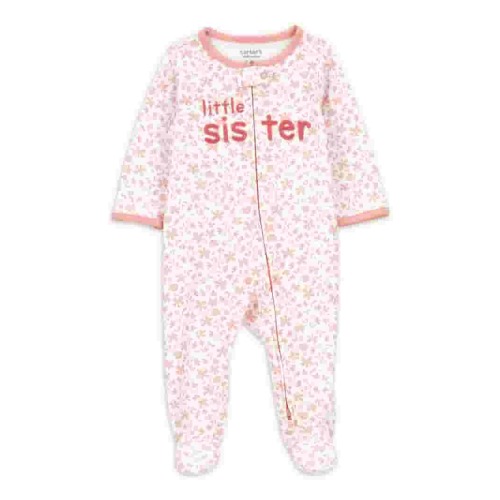 Carter's Child of Mine Baby Girl Sleep 'n Play, One-Piece, Sizes Preemie-6/9 Months