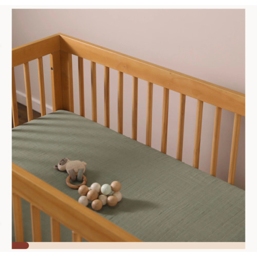 Babyletto Crib Sheet in GOTS Certified Organic Muslin Cotton