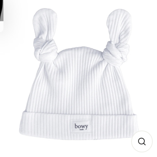 Double Knot Beanie - White
