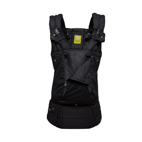 LÍLLÉbaby Complete All Seasons Ergonomic 6-in-1 Baby Carrier Infant to Toddler with Lumbar Support (7-45 Pounds), 360 Degree Baby Wearing & Multi-Position, Inward & Outward Facing (Black)