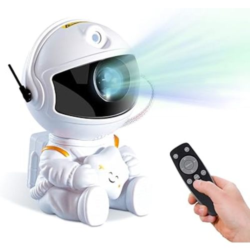 Galaxy Light Projector for Kids and Adults - Astronaut Night Light for Bedrooms and Playrooms - Star Ceiling Decoration