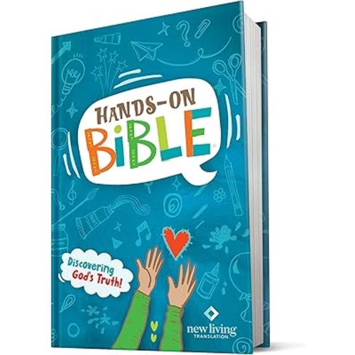 NLT Hands-On Bible for Kids, 3rd Edition (Hardcover): Full-Color, Family Activities, Amazing Facts, Charts, and Maps