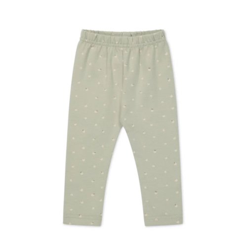 Organic Cotton Everyday Legging - Fresh Apples Abbey Stone